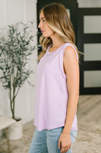 Load image into Gallery viewer, Thread Theory Round Neck Tank in Lilac