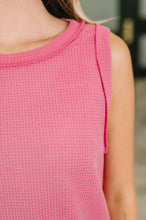 Load image into Gallery viewer, Thread Theory Round Neck Tank in Pink