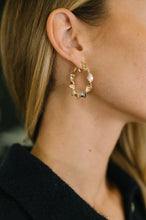 Load image into Gallery viewer, Twisted Sisters Plated Alloy Hoop Earrings