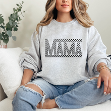 Load image into Gallery viewer, Checkered Mama Graphic Sweatshirt