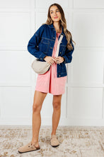 Load image into Gallery viewer, Up and Running Mineral Wash Romper in Coral Pink