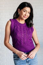 Load image into Gallery viewer, What's On Your Mind Cable Knit Vest