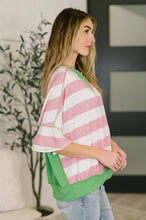 Load image into Gallery viewer, What's a Girl to Do Contrast Trim Relaxed Top