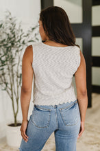 Load image into Gallery viewer, What's the Plan Lettuce Hem Tank in Heather Grey