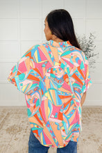 Load image into Gallery viewer, Wide Eyed Abstract Print Batwing Blouse