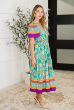 Load image into Gallery viewer, Wildflower Wish Gathered Tier Dress in Mint