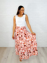 Load image into Gallery viewer, Words Fail Me Watercolor Print Maxi Skirt