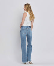 Load image into Gallery viewer, 90'S SUPER HIGH RISE MEDIUM WASH WIDE JEANS