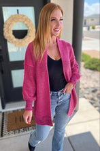 Load image into Gallery viewer, Contrast Trim Knit Cardigan in Four Colors
