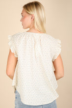 Load image into Gallery viewer, Picnic Petal Lace Detail Top