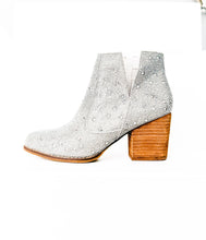 Load image into Gallery viewer, Shine Star Rhinestone Bootie in Silver