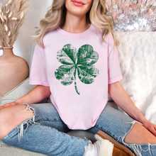 Load image into Gallery viewer, Distressed Shamrock Graphic Tee