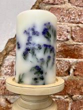 Load image into Gallery viewer, Purple Floral Candle Sleeve