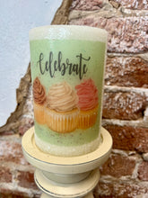 Load image into Gallery viewer, Celebrate Cupcake Candle Sleeve