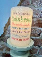 Load image into Gallery viewer, Birthday Celebrate Candle Sleeve