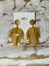 Load image into Gallery viewer, Retro Geo Drop Earrings
