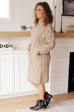 Load image into Gallery viewer, Bundled Beauty Turtleneck Sweater Dress
