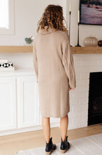 Load image into Gallery viewer, Bundled Beauty Turtleneck Sweater Dress

