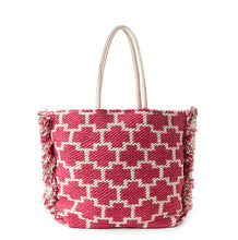 Load image into Gallery viewer, Garden Lattice Carryall Tote Bag
