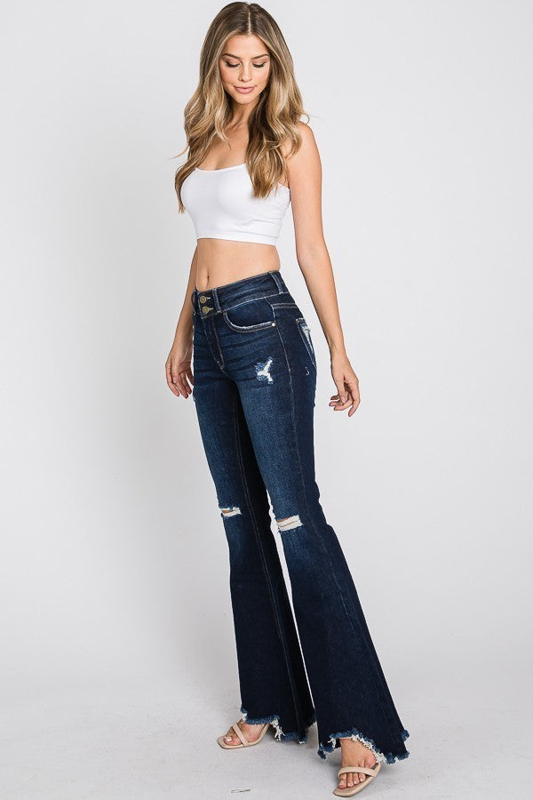 Adalyn High Rise Flares Jeans by Petra153