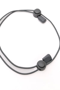 Adjustable Crop Band In Gray