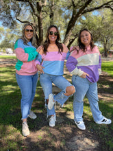 Load image into Gallery viewer, Finnley Colorblock Pullover in Four Colors
