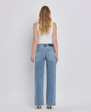 Load image into Gallery viewer, 90'S SUPER HIGH RISE MEDIUM WASH WIDE JEANS
