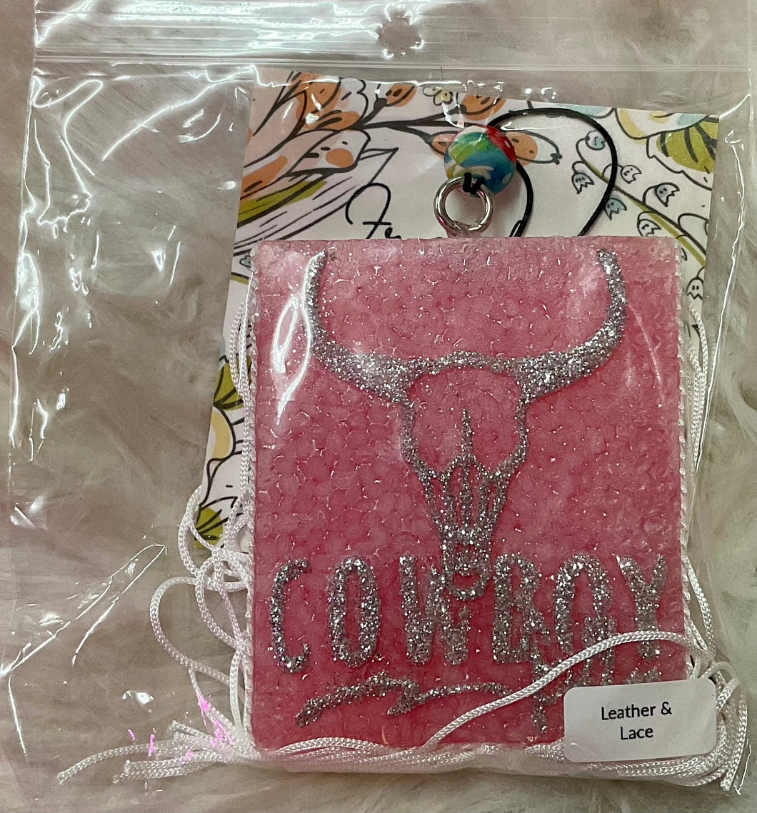 Pink Cowboy Fringe Freshie