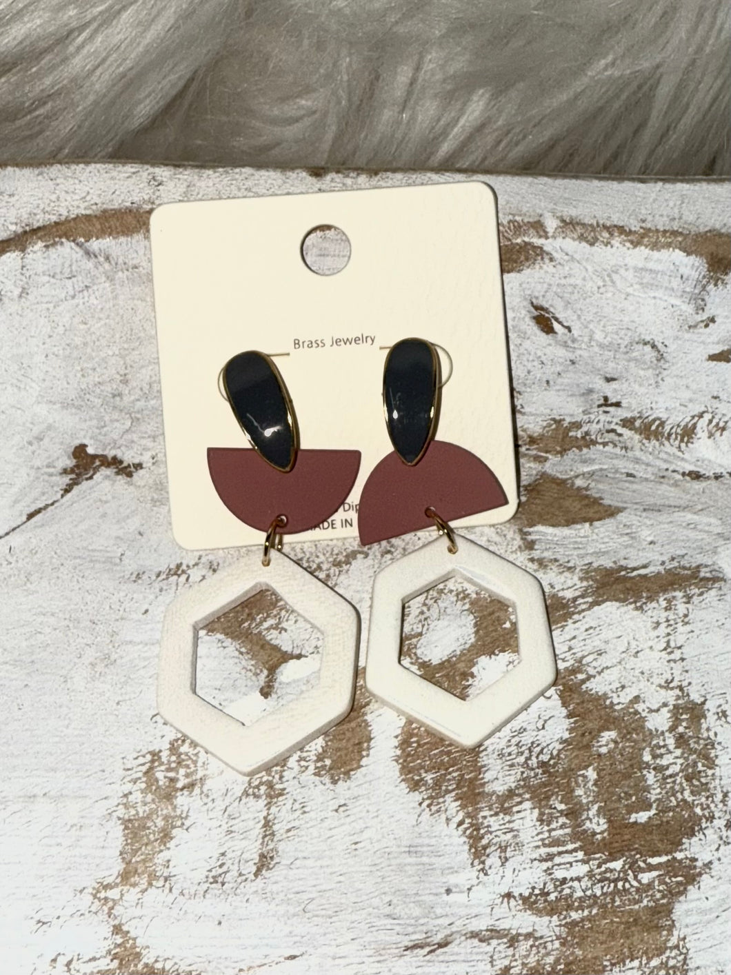Modern Muse Geometric Dangle Earrings