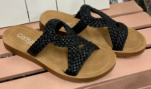 All Tangled Up Black Sandal