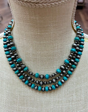Load image into Gallery viewer, Turquoise Trails Layered Necklace
