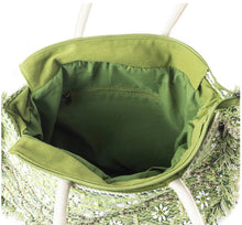 Load image into Gallery viewer, Garden Lattice Carryall Tote Bag

