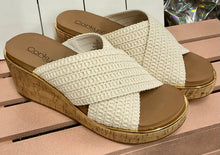 Load image into Gallery viewer, Peace Out Ivory Wedge
