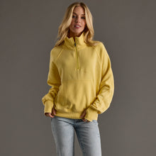 Load image into Gallery viewer, Yellow Quarter Zip Sweatshirt
