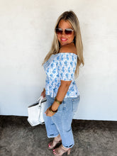 Load image into Gallery viewer, PREORDER: Essie Floral Smocked Top
