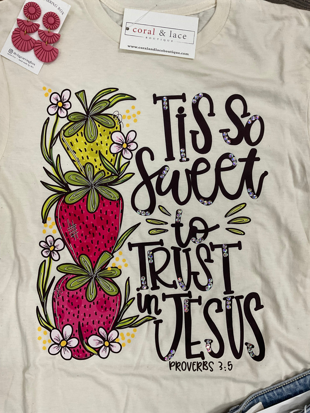 Tis So Sweet to Trust in Jesus Graphic Tee