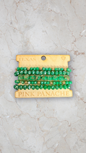Load image into Gallery viewer, Emerald Star Stretch Bracelet Stack
