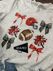 Rams Football Graphic Tee