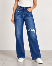 Load image into Gallery viewer, Risen Distressed Wide Leg Jeans

