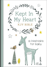 Load image into Gallery viewer, Kept in My Heart KJV Bible [Hazel Woodland]
