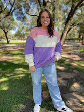 Load image into Gallery viewer, Finnley Colorblock Pullover in Four Colors
