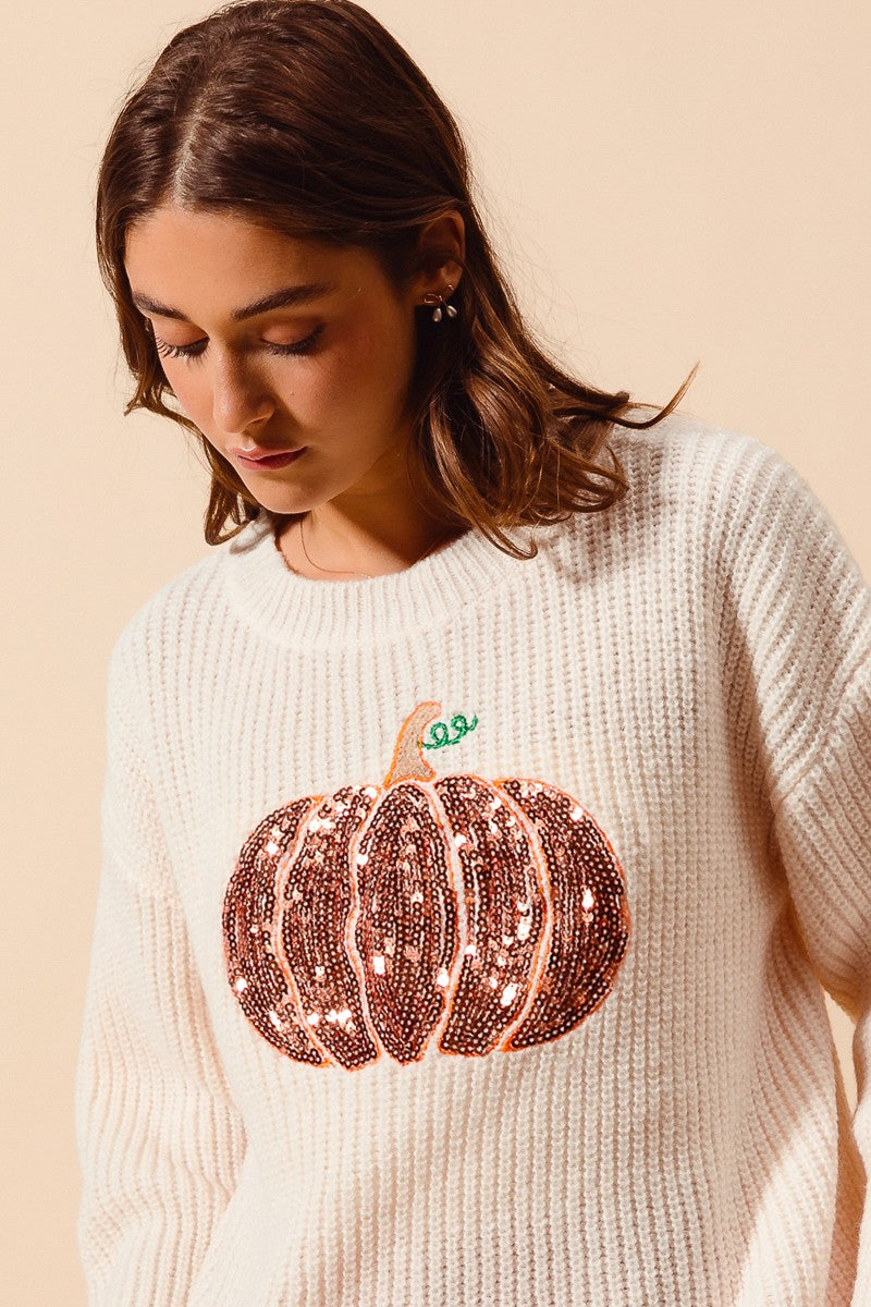 Fall Sequin Pumpkin