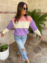 Load image into Gallery viewer, Finnley Colorblock Pullover in Four Colors
