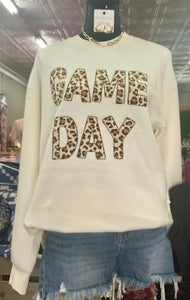 Leapord Game Day Crewneck