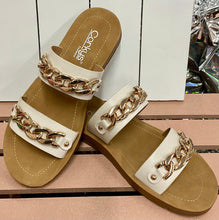 Load image into Gallery viewer, Seeing Double Ivory Sandal
