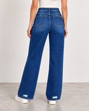Load image into Gallery viewer, Risen Distressed Wide Leg Jeans
