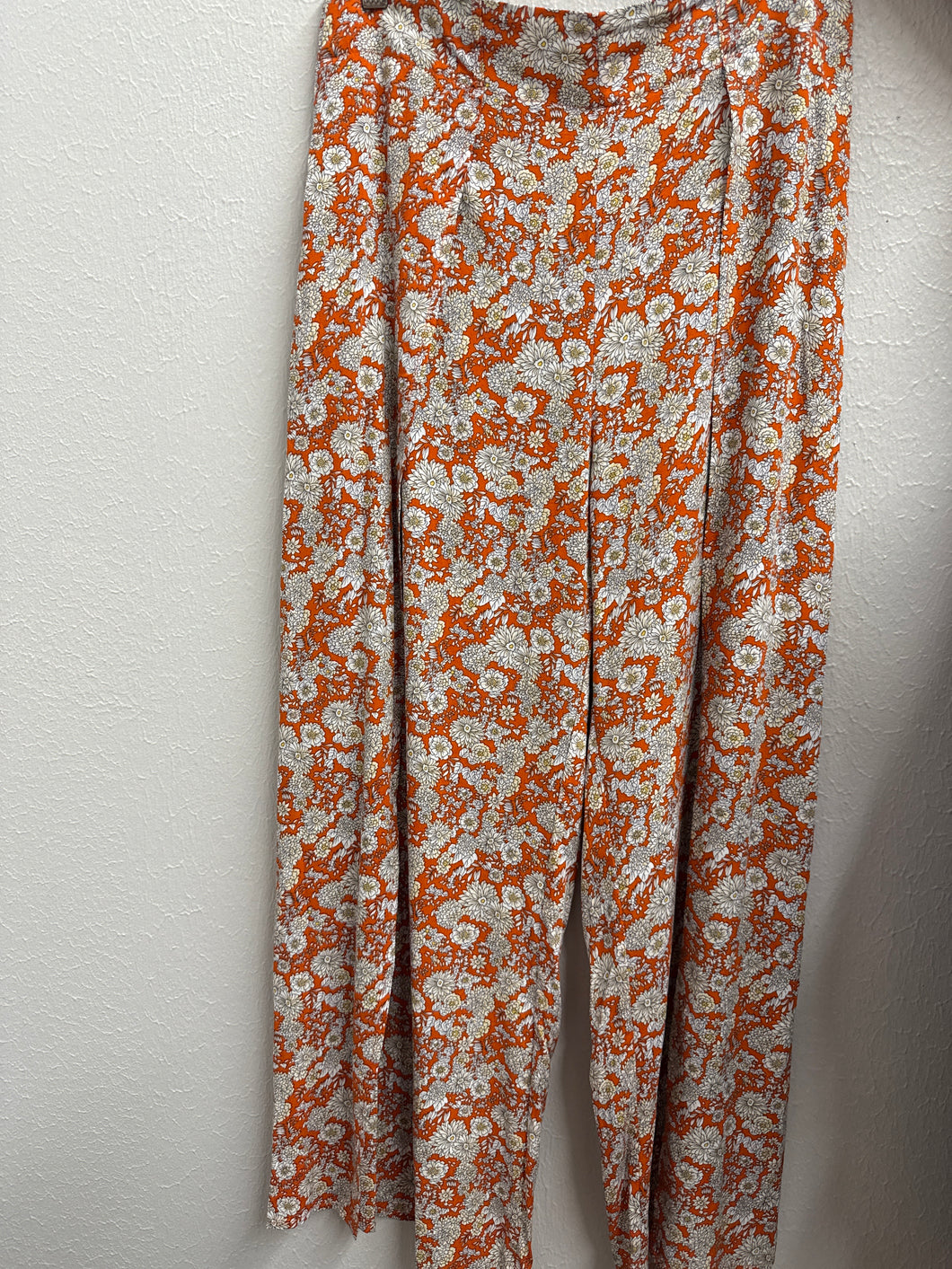 Sunset Bloom Wide-Leg Pants