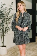 Load image into Gallery viewer, A Cheeky Little Time Tiered Dress in Black
