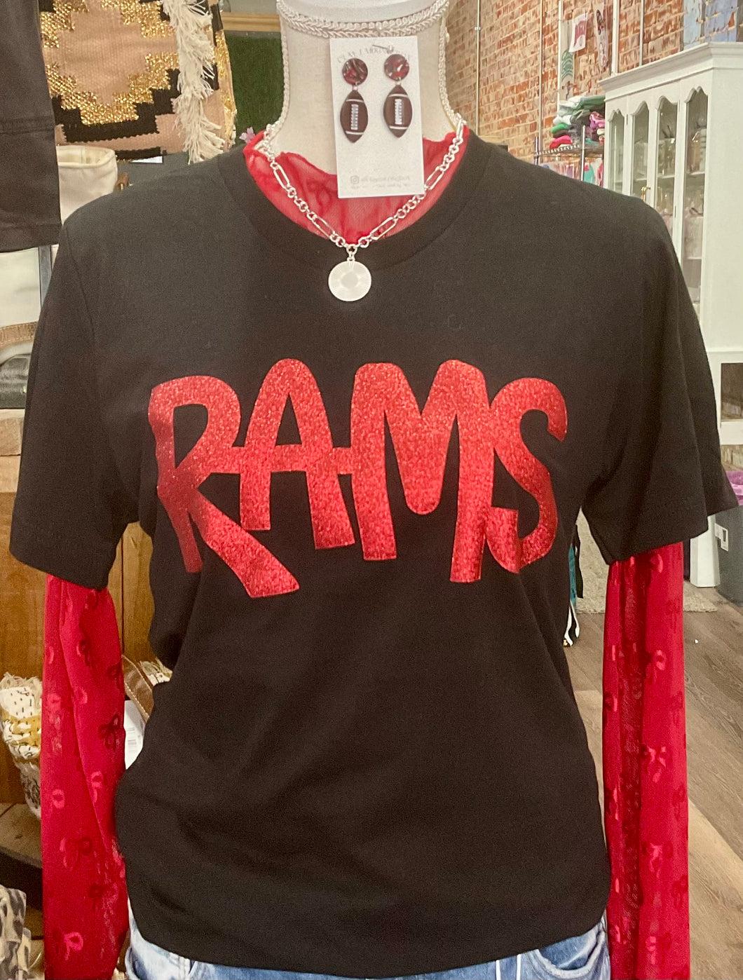 Sparkly Rams Tee