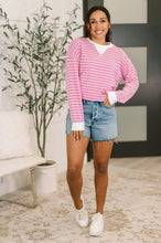 Load image into Gallery viewer, Almost Therapeutic Drop Shoulder Pullover in Candy Pink
